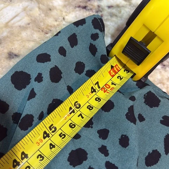 Misguided Women’s Long sleeves leopard print maxi dress Green/black Size Small - Picture 11 of 12